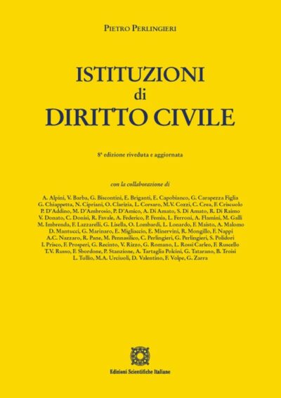 Istituzioni di diritto civile Pietro Perlingieri ESI - Edizioni Scientifiche Italiane