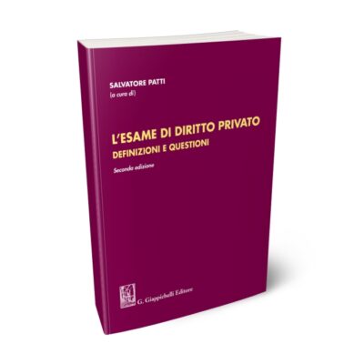 L'esame di diritto privato Definizioni e questioni